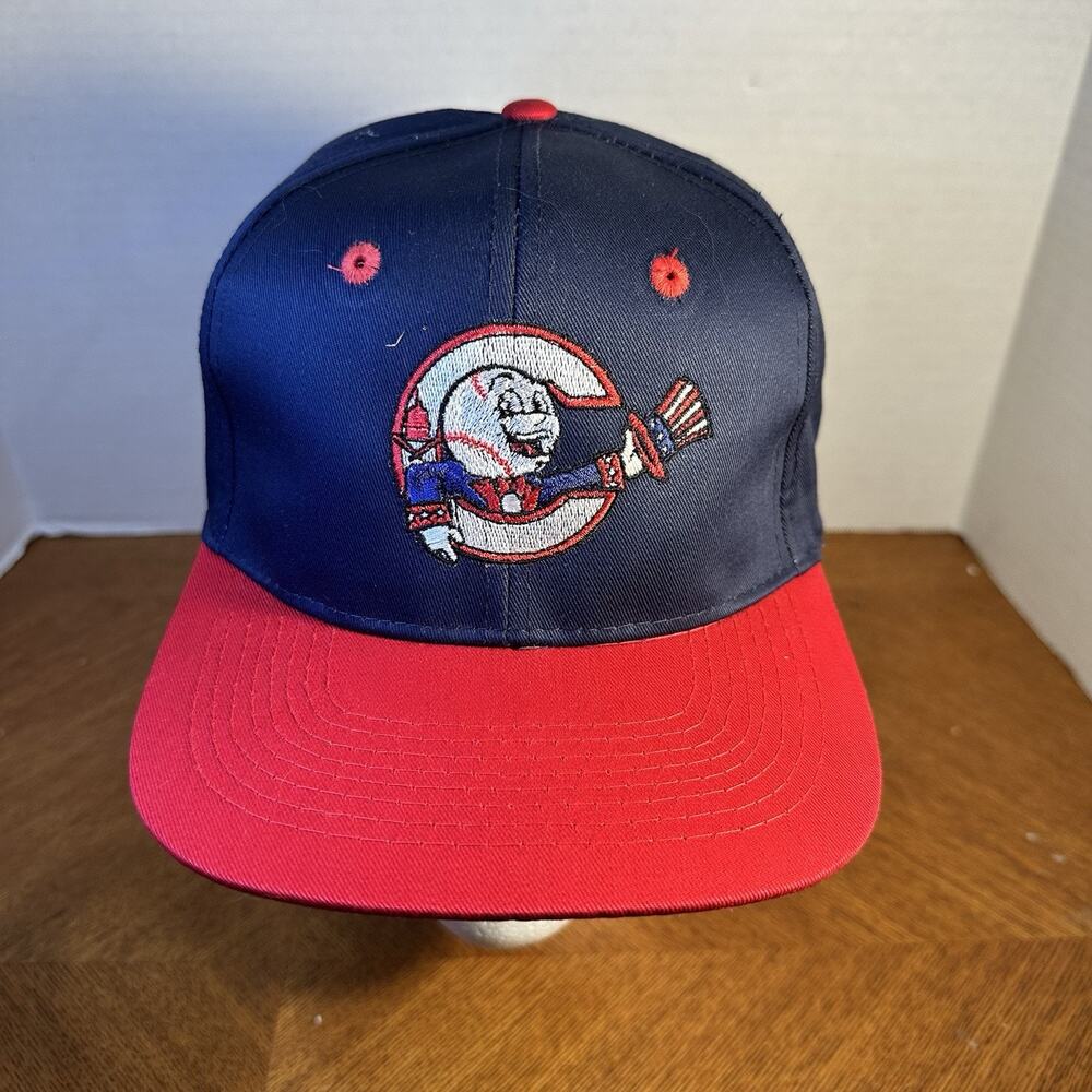 Vintage 1990's Springfield Capitals MILB Independent Frontier Lg Snapback Hat